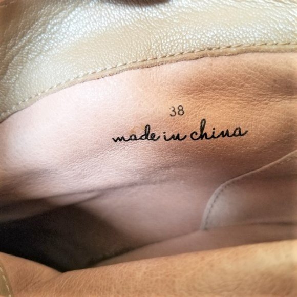 Joie Loren Fringe Tan Suede Heel Ankle Bootie Size - 38 - Picture 11 of 14